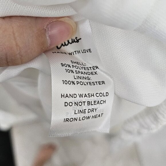 Sweetie Status White Crinkle Sleeveless Tie-Back Babydoll Dress size Small - Picture 11 of 15